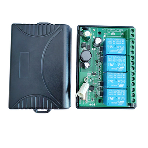 433.92 mhz 4 relè ricevitore rolling code telecomando interruttori 5km trasmettitore e ricevitore telecomando - Product Image 2