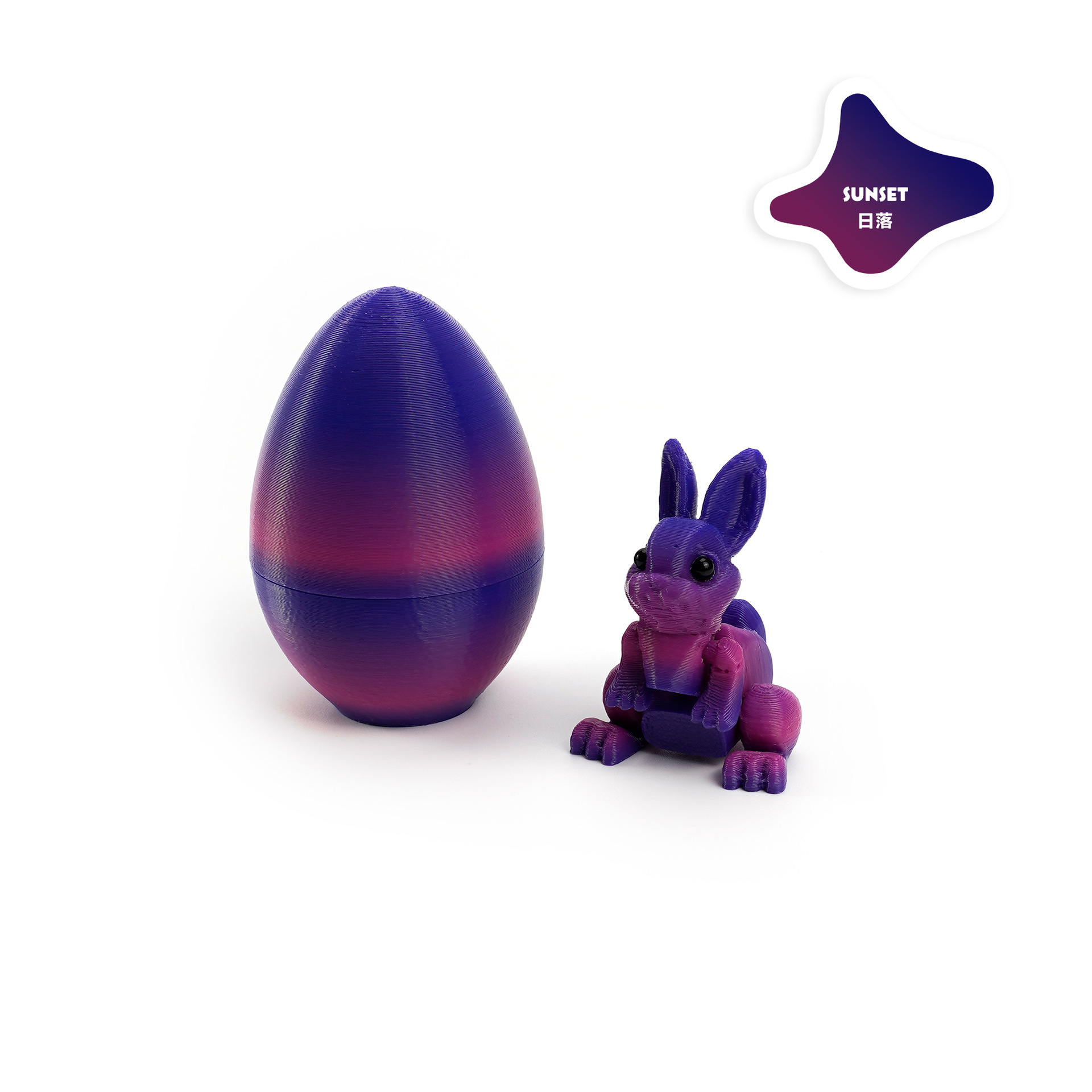 Juego de huevos de conejo (atardecer)