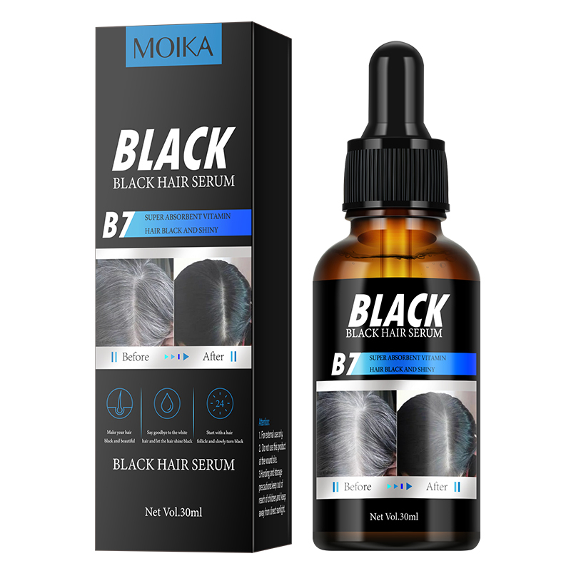 Sérum pour cheveux noirs