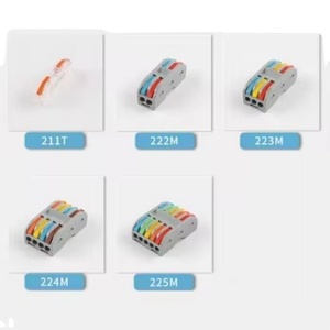 Made in China Factory 2Pin 3Pin 4Pin 5Pin <strong>Push</strong> in Wire <strong>Spring</strong> Fast Connector for LED Light <strong>Terminal</strong> <strong>Blocks</strong> - Product Image 3