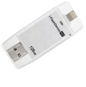 แฟลชไดรฟ์ USB 3 In 1สำหรับ IPhone,แฟลชไดรฟ์ Usb 3 In 1สำหรับคอมพิวเตอร์แอนดรอยด์8GB 16GB 32GB 64GB สำหรับ Iphone OTG USB กุญแจ - Product Image 1