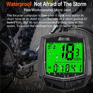 4OEMスピードメーター有線コードテーブルスピードメーター自転車コンピュータ多機能サイクル防水有線コードテーブル - Product Image 6