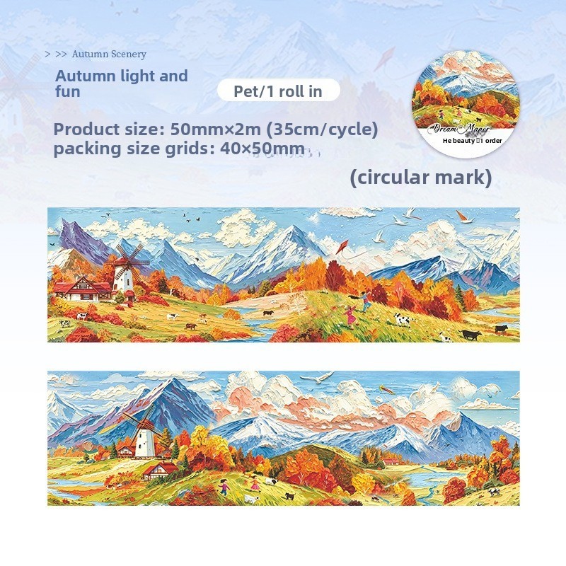E Charme d'automne dans la nature-bleu