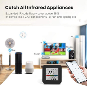 WALE Tuya Universal Smart WiFi IR-Infrarot-Fernbedienung Lerncode Temperatur Luft feuchtigkeit monitor für Klimaanlage EIN AUS - Product Image 2