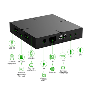 送料無料4K HDスマートTVボックスデュアルWIFI Androidメディアプレーヤーstbアシスタントnefxバージョンapk内蔵スマートテレビボックス - Product Image 4