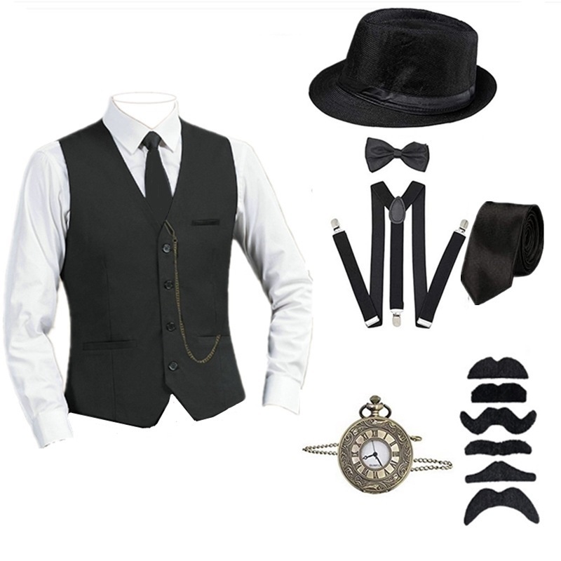 Ensemble huit pièces noir