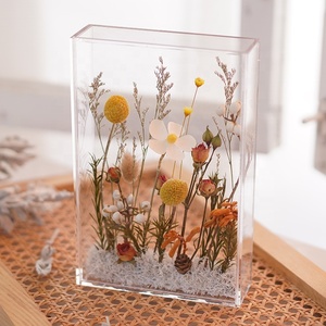 Yüksek kalite 6x8 gölge kurutulmuş çiçekler için kutu çerçevesi tüm temizle bellek kutusu DIY masa vitrinin akrilik fotoğraf resim çerçevesi - Product Image 2