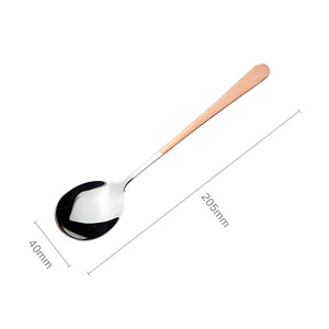 Sanosh thanh lịch Hàn Quốc phong cách 304 thép không gỉ muỗng cho nhà hàng khách sạn sử dụng nhà - Product Image 6