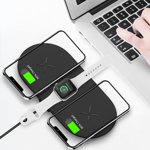 แผ่นชาร์จไร้สายแบบ3 in 1สำหรับ Apple Watch 9 8 7 6 5 4 3 2 1และสมาร์ทโฟน - Product Image 5
