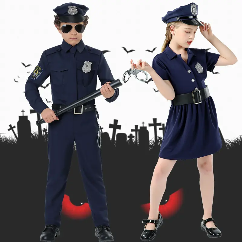M913 cadılar bayramı çocuklar maliyet üniforma Cosplay kostüm çocuk Boy kızlar kıyafetler