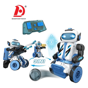 HUADA 3 in 1スマートプログラムRCロボット思考スキルDeveliop感じ茎Diyロボティクスキット教育おもちゃ - Product Image 1