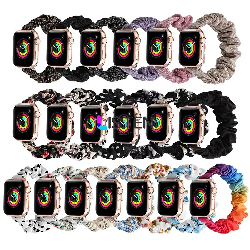 Pulseira de relógio para apple watch, pulseira de relógio para apple watch de 42mm 44mm 40mm 38mm, pulseira de nylon solo para iwatch 8 7 6 5 4 3 2