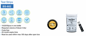 Sejoy 10/25/50 pcs bán buôn <span class=keywords><strong>Strips</strong></span> cho bệnh nhân tiểu đường đường kiểm tra đường dải - Product Image 5