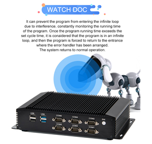 D4 64GB 8 ° Gen Intel Core PC I7-8565U 8USB 6COM doppio Display VGA + HD Desktop Computer GPIO silenzioso industriale minuscolo PC - Product Image 5