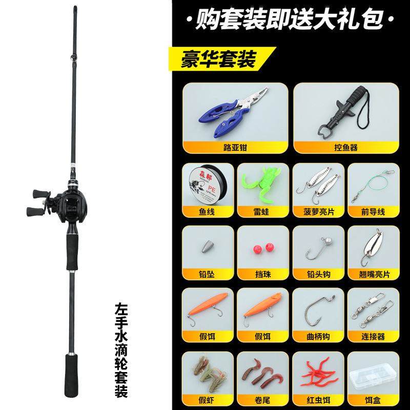 Gun grip and left-hand teardrop wheel set (deluxe version)