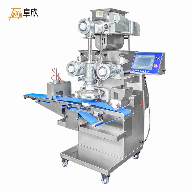 Automatic Multi functional Snack Food Double-filling Cookie Biscuit Encrusting Machine