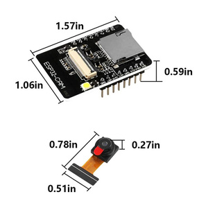 Bluetooth WiFiモジュールESP32-CAM ESP-32S 5VシリアルWiFi ESP32 CAM開発ボードOV2640カメラモジュール付き - Product Image 3