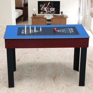 4 Feet MDF Material <strong>Multi</strong> <strong>Game</strong> <strong>Table</strong> Portable and Folding Home Pool <strong>Table</strong> <strong>with</strong> 12 in 1 <strong>Function</strong> for Snooker and Other Sports - Product Image 1