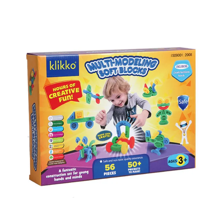 klikko experience construction engineering plastic building blocks toys for kids