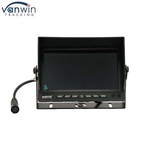 Monitor de coche GPS autocompatible de 7 pulgadas con pantalla de vigilancia de seguridad CCTV y salida LCD VGA con soporte U de control remoto RGB - Product Image 5