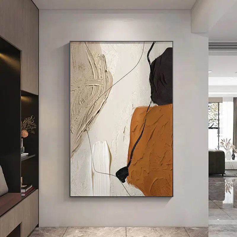 Wholesale Price Modern Superb Abstract Home Hanging 100% Handmade Canvas Oil Painting for Home Wall Art Decor