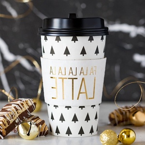 Floral Pattern Coffee Cups 16 OZ Beautiful Botanical Design Leak Proof Compostable Recyclable Perfect for Garden Caf&eacute;<strong>s</strong> - Product Image 3
