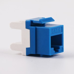 Componentes de conexión estandarizados para cableado de red, adaptado a Gigabit Ethernet CAT6 UTP Keystone Jack