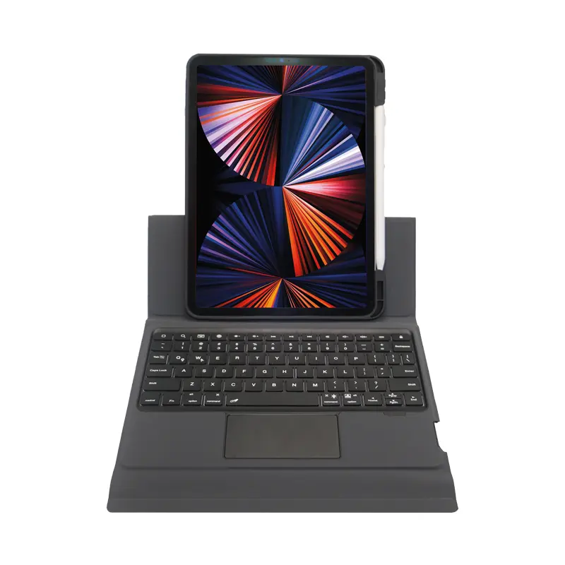 Sarung Tablet PC Transparan Baru Dapat Dilepas Pabrik Kualitas Tinggi Casing Tablet Keyboard Nirkabel untuk iPad 9.7/10.2/10.9/11/12.9