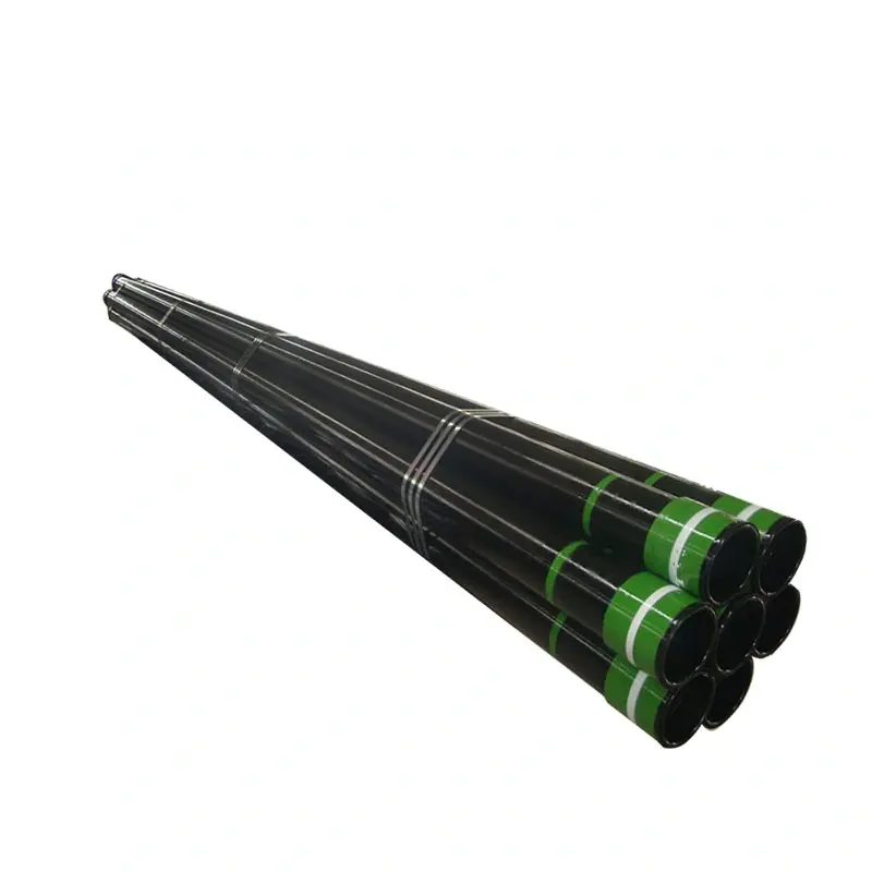 Tubo de aço carbono sem costura API 5CT, tubo de aço carbono para tubulação de alta pressão de petróleo e gás, tubo de aço de alto rendimento