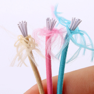 <strong>Cheap</strong> Price 2mm 2.5mm 3mm Polyester+Imported Latex Colorful Round Cord <strong>Elastic</strong> <strong>String</strong> for Garment Trouser Leg - Product Image 6