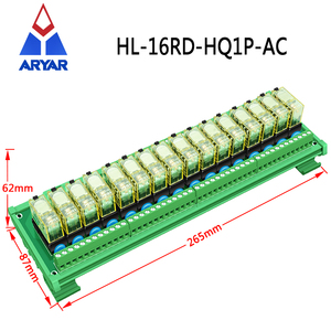 16 Channels AC <strong>Input</strong> <strong>Relay</strong> Module AC 110V or 220V Slim DIN Rail Mount 12Amp SPDT Power <strong>Relay</strong> Interface Module - Product Image 2