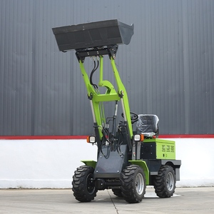 Pengiriman gratis sekop Mini diartikulasikan bertenaga baterai listrik 4wd roda pemuat untuk digunakan di pertanian - Product Image 2