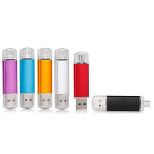 适用于Android手机，Apple MacBooks的自定义2.0 2合1金属USB C USB驱动器 (128gb，64gb，8gb，16gb，32gb)。OTG支持。 - Product Image 3