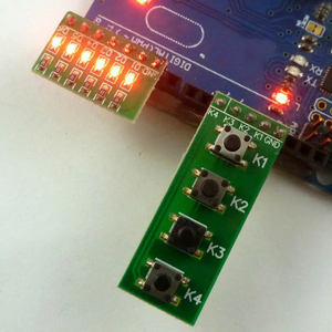 TB371 TB258 interruttore a pulsante 4 tastiera modulo tasto Board pulsante per la Breadboard Leonardo ZERO Tre Micro banana pi Zigbee