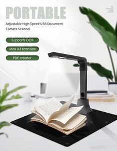 Yinzam yüksek hızlı otomatik kitap tarayıcı, eğitim ofisi için taşınabilir belge tarayıcı A3 A4 belge kamerası - Product Image 3
