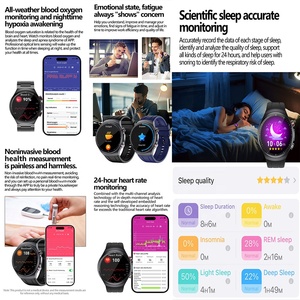 ET488 High-End TIAFE4950 Chip NFC-Zugangs kontrolle BT SOS Anruf Telefon Sprechen Sport EKG Gesundheits überwachung Smart Watch ET488 - Product Image 4