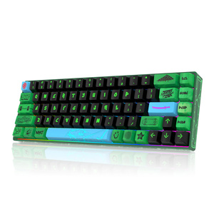 Teclado mecánico inalámbrico 60%, 68 teclas, modo Triple, Bluetooth, 5,3/2,4G/G, RGB retroiluminado, intercambiable en caliente para juegos/Oficina
