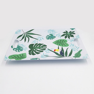 定制矩形三聚氰胺服务托盘食品托盘 - Product Image 3