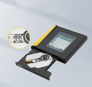 USB3.0外部光驱超薄透明刻录机 & 笔记本电脑播放器 & 笔记本电脑DVD/台式机光盘驱动器