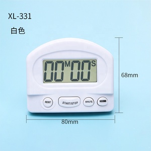 Sveglia con Timer per il conto alla rovescia da cucina digitale LCD con supporto Timer da cucina bianco pratica sveglia con Timer di cottura - Product Image 6