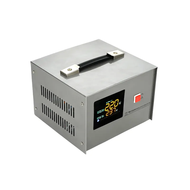 SVC TND 1.5KVA 2KVA 140V-260V monofásico AC Regulador de tensão automático estabilizadores AVR regulador de tensão horizontal