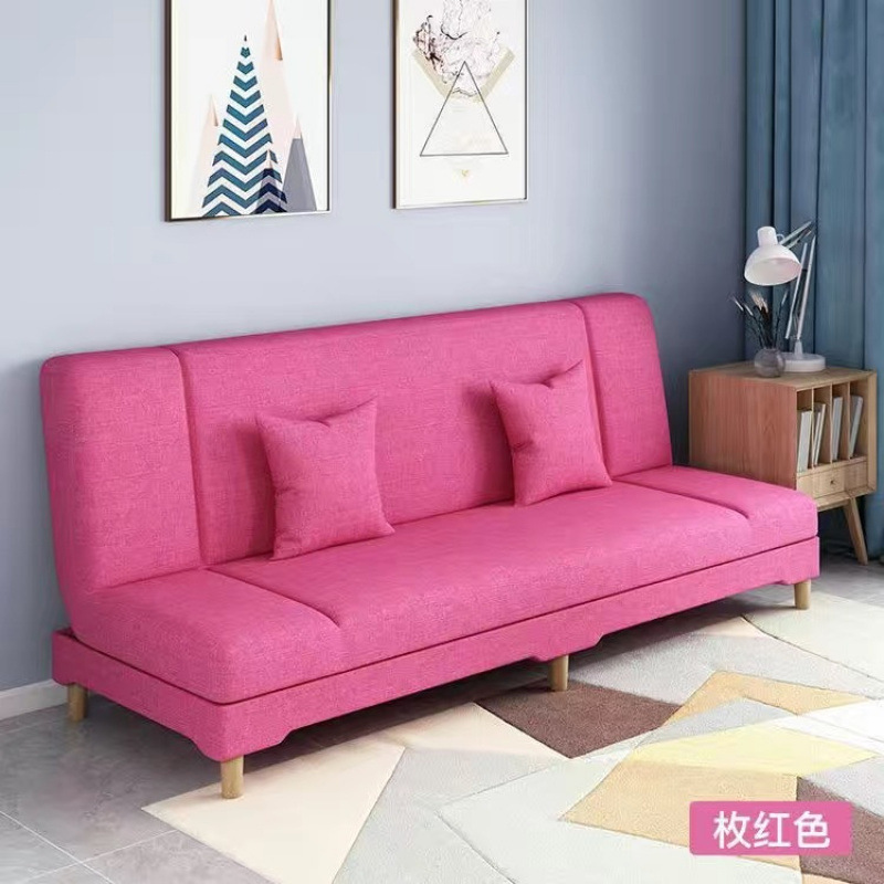 Rojo rosa - lino, resistente a las manchas y al desgaste.