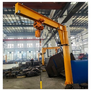 2T 3t 5 ton BZ 360 derece serbest duran sütun monteli dönen konsol 3.2 8 ton salıncak pergel vinç fabrika fiyat kapalı kullanım - Product Image 4