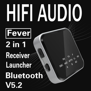 Bluetooth 5.2 Transmitter Receiver Wireless Adapter Handsfree 3.5mm AUX <strong>Ap</strong> t X LL Audio Adapter for Car TV Bluetooth Module