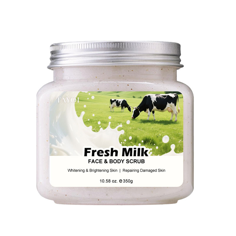 Gommage corporel au lait