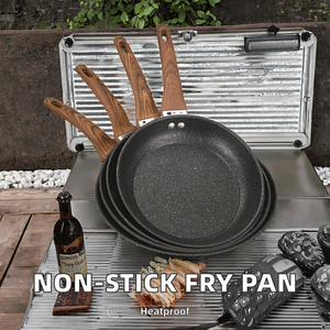 Chảo chống dính thiết kế đá cẩm thạch hiện đại, phủ sơn chịu nhiệt, có thể tùy chỉnh logo, dùng để chiên sâu trong nhà bếp gia đình - Product Image 6