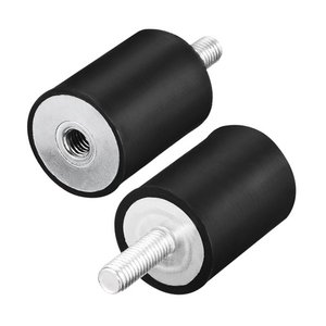 SWKS Rubber Vibration Isolator Mounts (1-1/<strong>4</strong> Dia X <strong>3</strong>/<strong>4</strong> Thk) 5/16-18 X <strong>3</strong>/<strong>4</strong>&quot; Long Studs