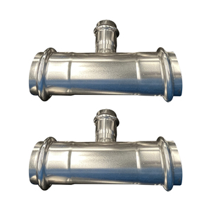 <strong>ASTM</strong> A403 Double Compression Stainless Steel Pipe Fitting for <strong>Water</strong> Transition 304 316 in China Factory - Product Image 1