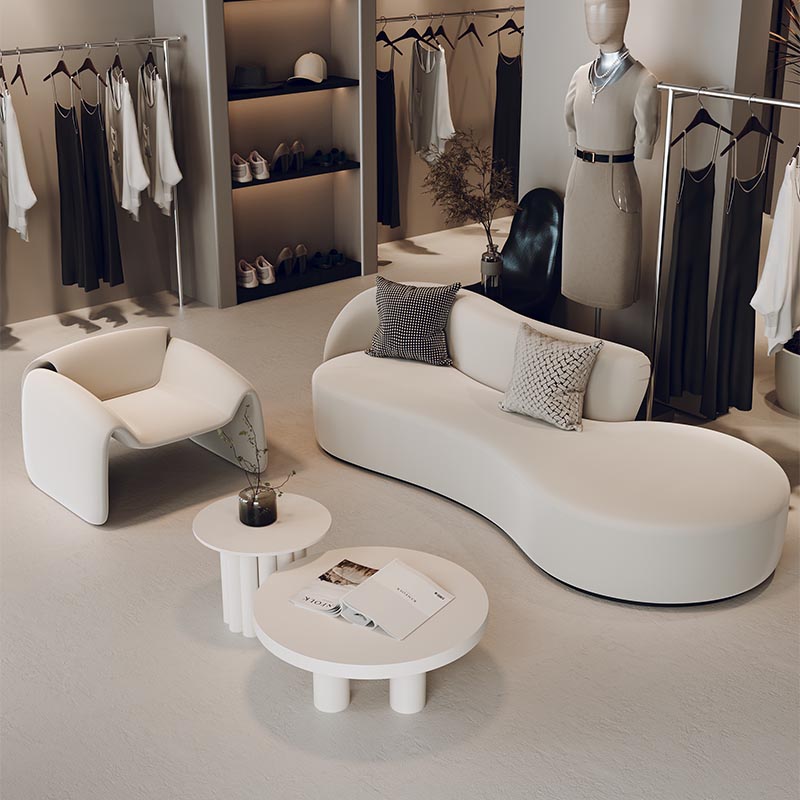 Chaise de crabe longueur 2,1 mètres canapé table à thé envoyer oreiller doux