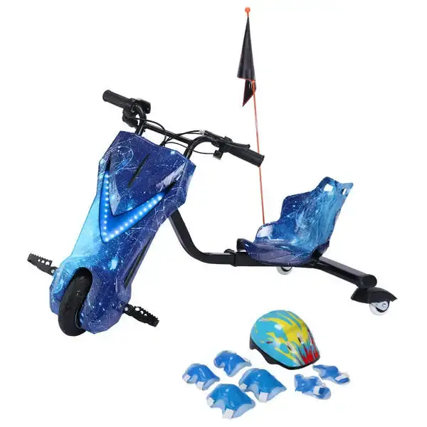 2023 nouvelle tendance drift tricycle pas cher motorisé à vendre, 250w 36v scooter électrique drift tricycle scooter pour enfants de 5 à 12 ans